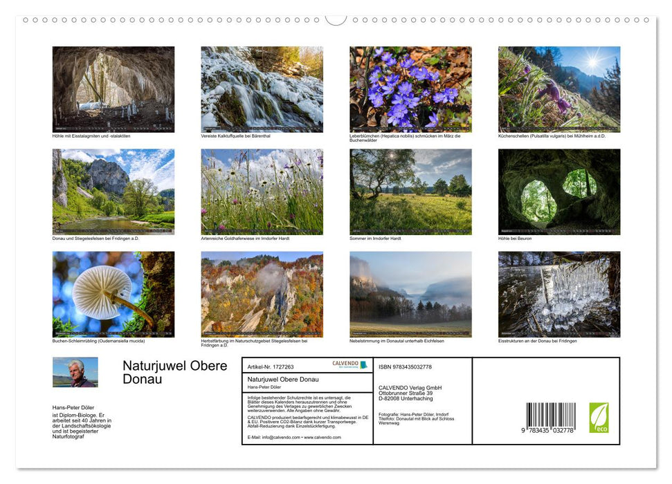 Naturjuwel Obere Donau (CALVENDO Premium Wandkalender 2025)