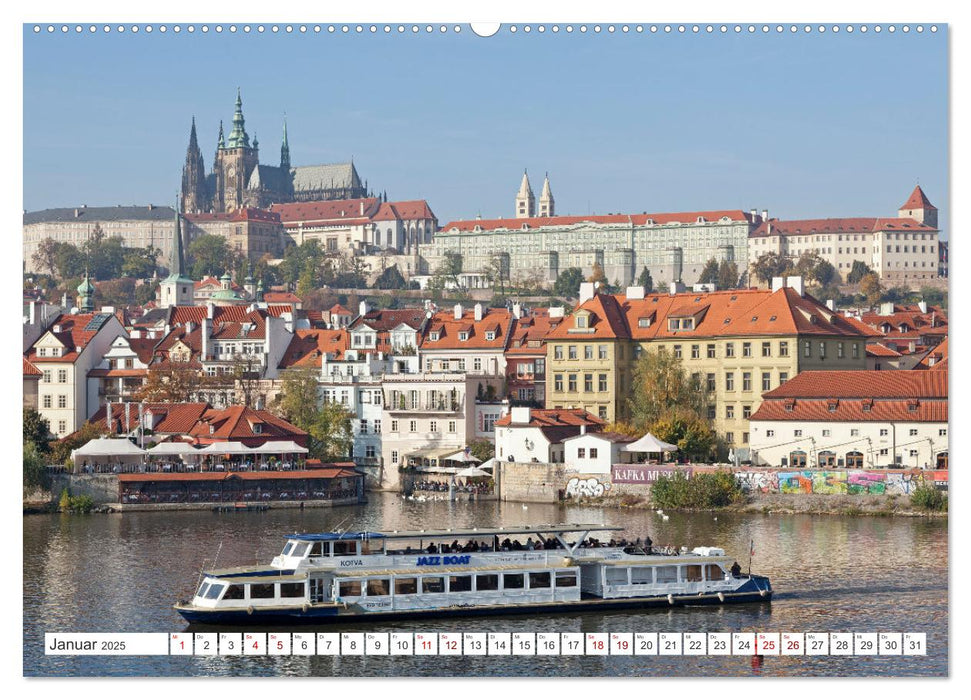 Goldenes Prag (CALVENDO Wandkalender 2025)