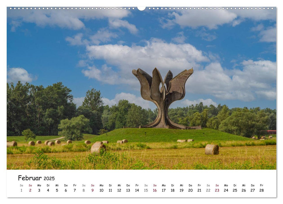 Lonjsko Polje, Kroatiens Naturparadies an der Save (CALVENDO Premium Wandkalender 2025)