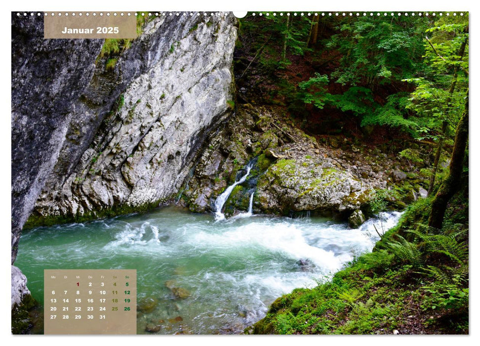 Erlebe mit mir die Breitachklamm (CALVENDO Premium Wandkalender 2025)