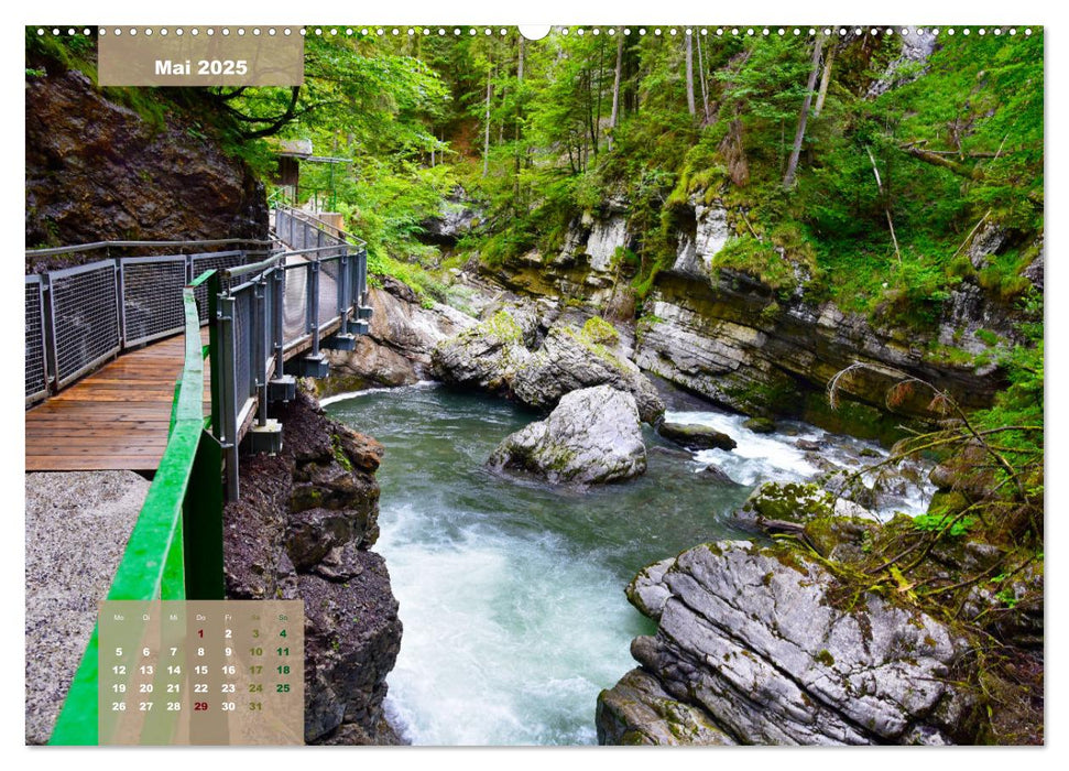 Erlebe mit mir die Breitachklamm (CALVENDO Premium Wandkalender 2025)