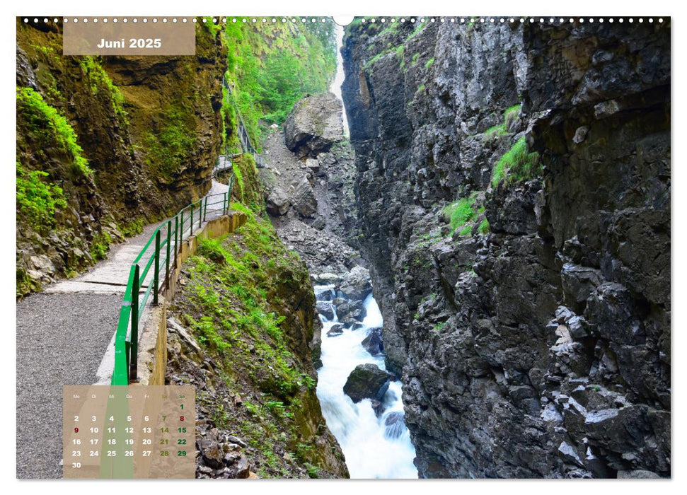 Erlebe mit mir die Breitachklamm (CALVENDO Premium Wandkalender 2025)