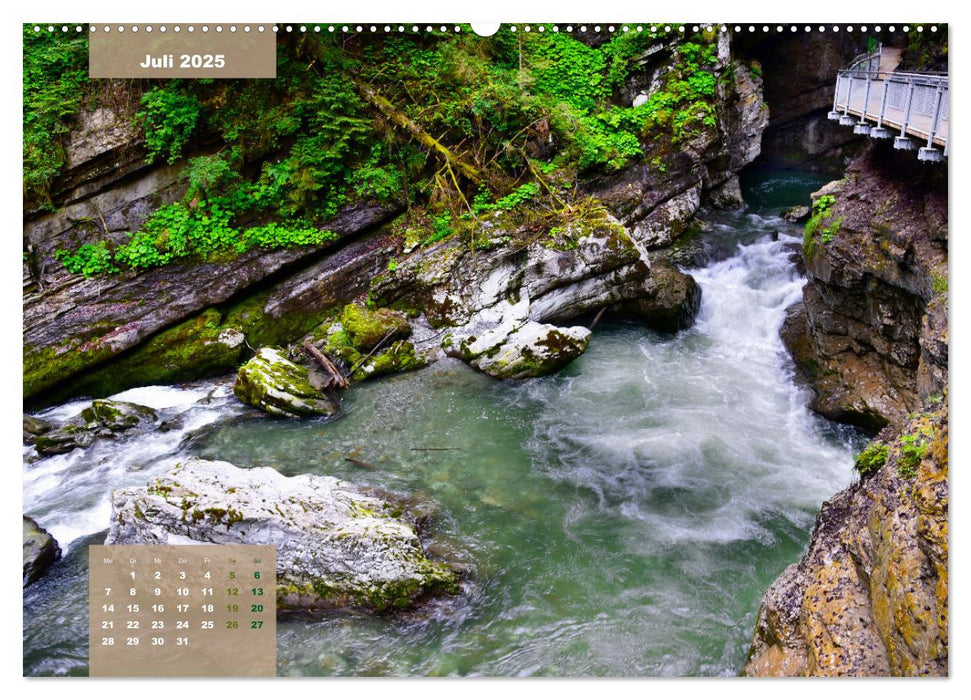 Erlebe mit mir die Breitachklamm (CALVENDO Premium Wandkalender 2025)