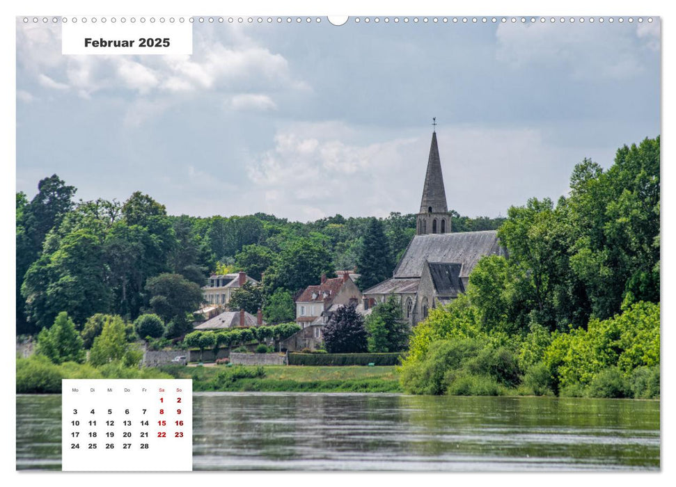 Gesichter der Loire, eine Reise durch Frankreich (CALVENDO Wandkalender 2025)