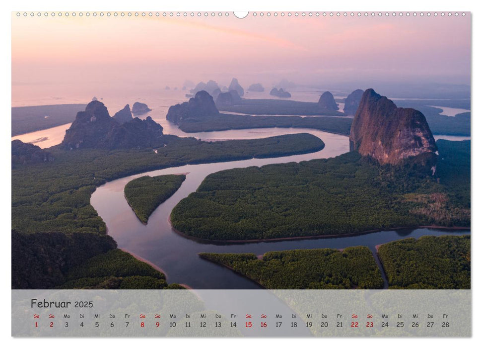 Die Erde von Oben - Earth from above (CALVENDO Premium Wandkalender 2025)