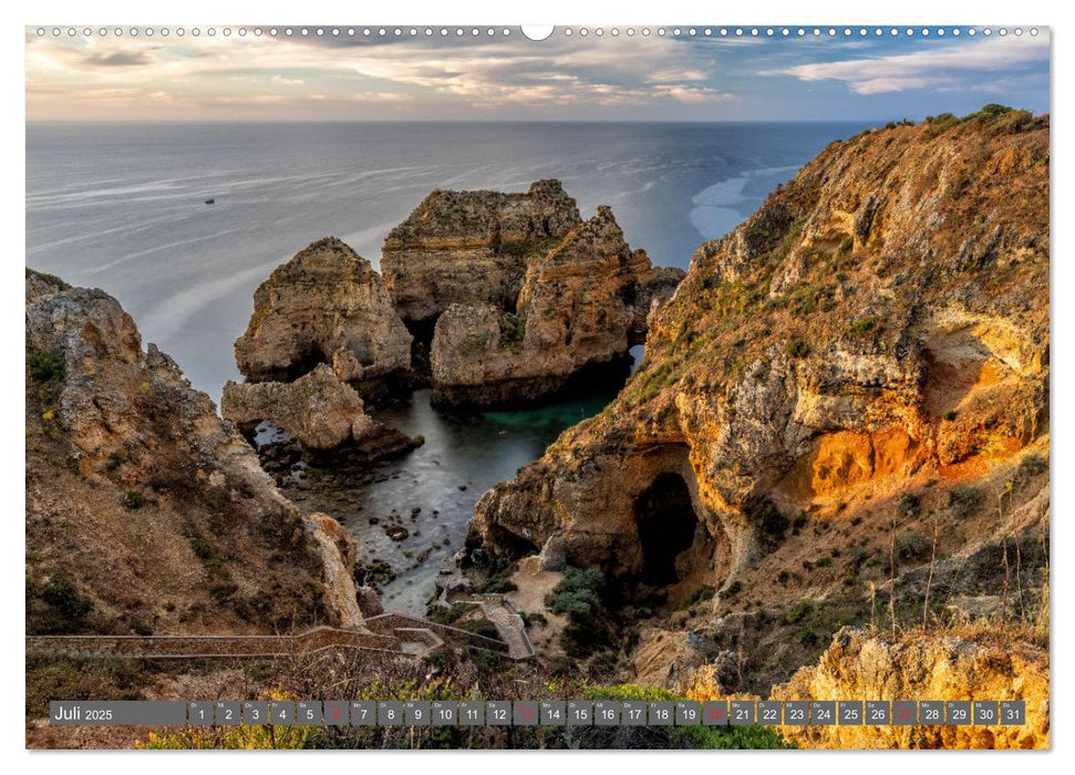 Die Algarve - Portugals märchenhafte Felsenküste (CALVENDO Premium Wandkalender 2025)