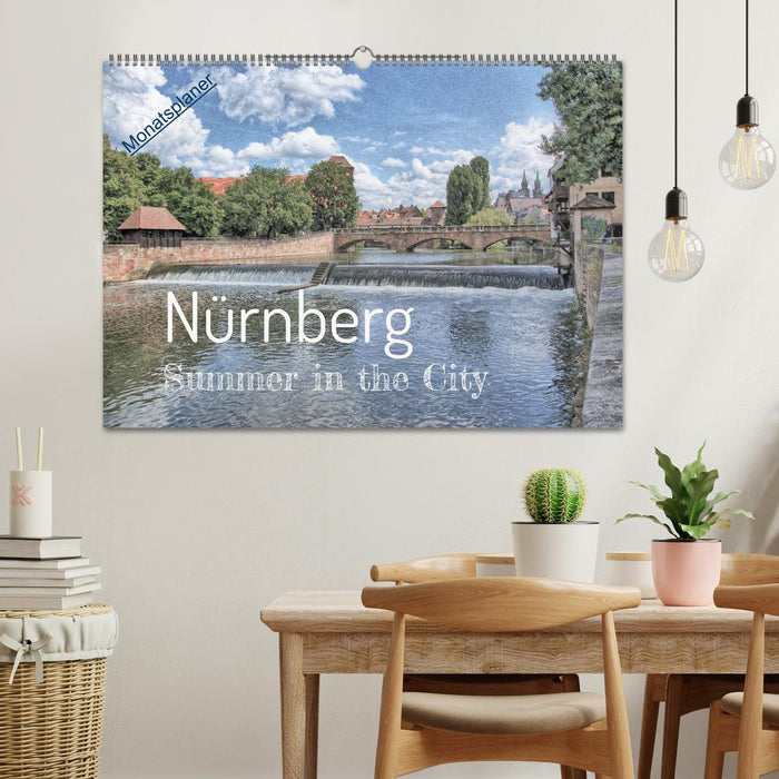 Nürnberg - Summer in the City (CALVENDO Wandkalender 2025)