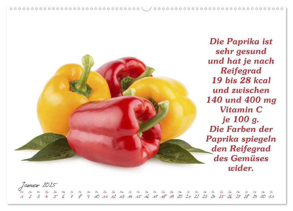 Gesund durchs Jahr (CALVENDO Premium Wandkalender 2025)