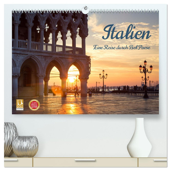 Italien - Eine Reise durch Bel Paese (CALVENDO Premium Wandkalender 2025)