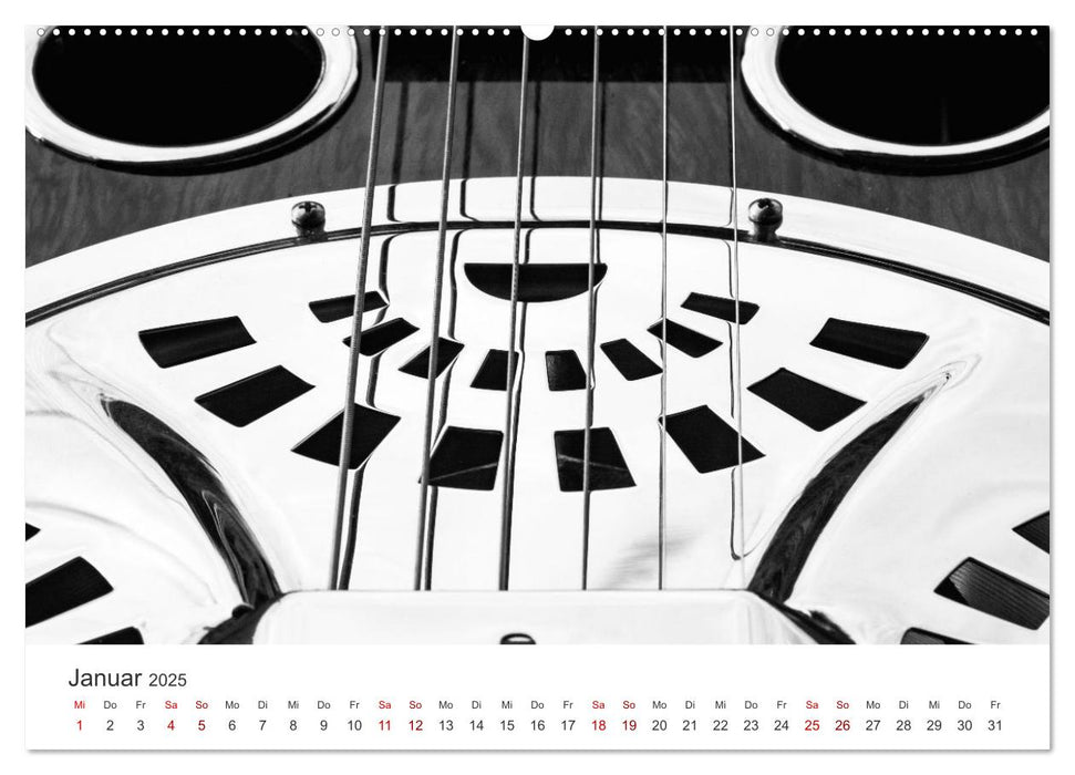 Dobro-Gitarre (CALVENDO Premium Wandkalender 2025)