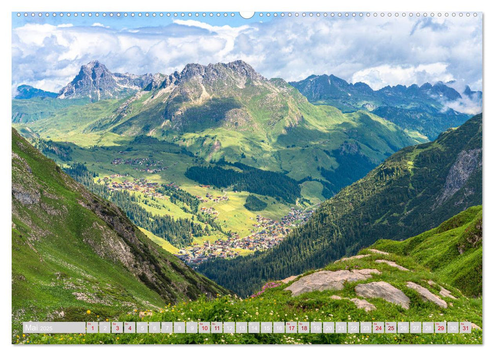 Arlberger Bergwelten (CALVENDO Premium Wandkalender 2025)