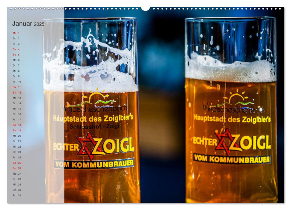 Zoigl. Das Bier der Oberpfalz (CALVENDO Premium Wandkalender 2025)