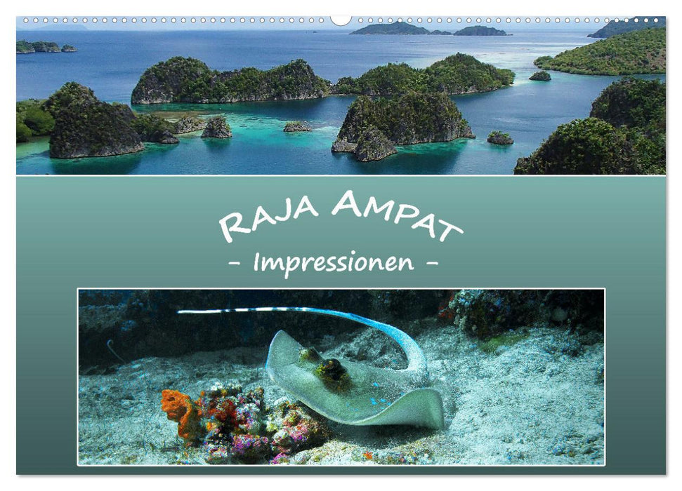 Raja Ampat - Impressionen (CALVENDO Wandkalender 2025)