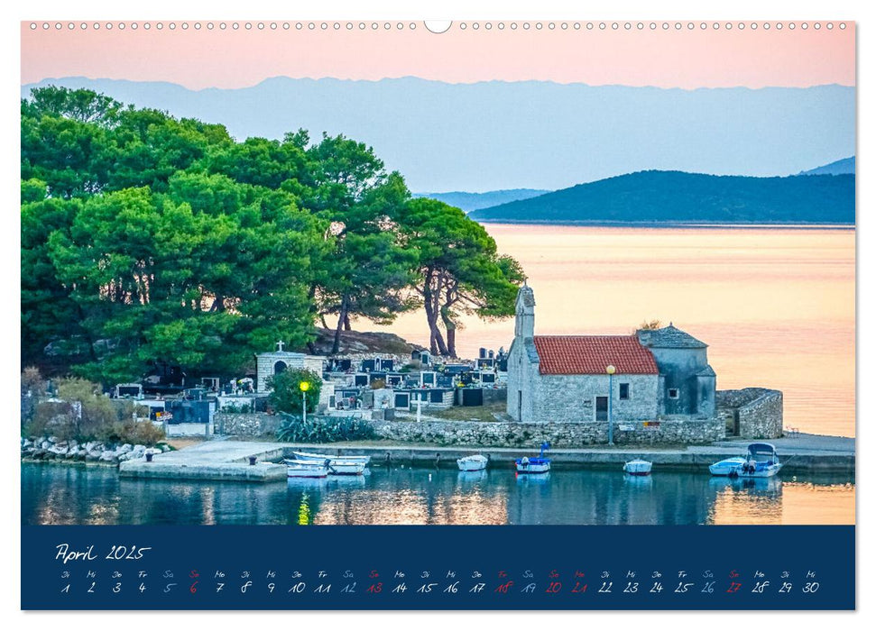 Kroatien Die wunderschöne Küste vor Zadar (CALVENDO Wandkalender 2025)