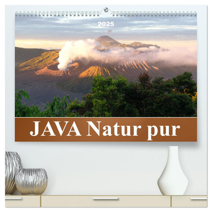 JAVA Natur pur (CALVENDO Premium Wandkalender 2025)