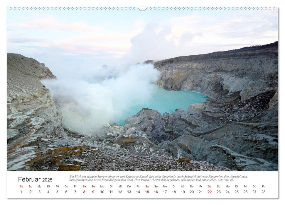 JAVA Natur pur (CALVENDO Premium Wandkalender 2025)