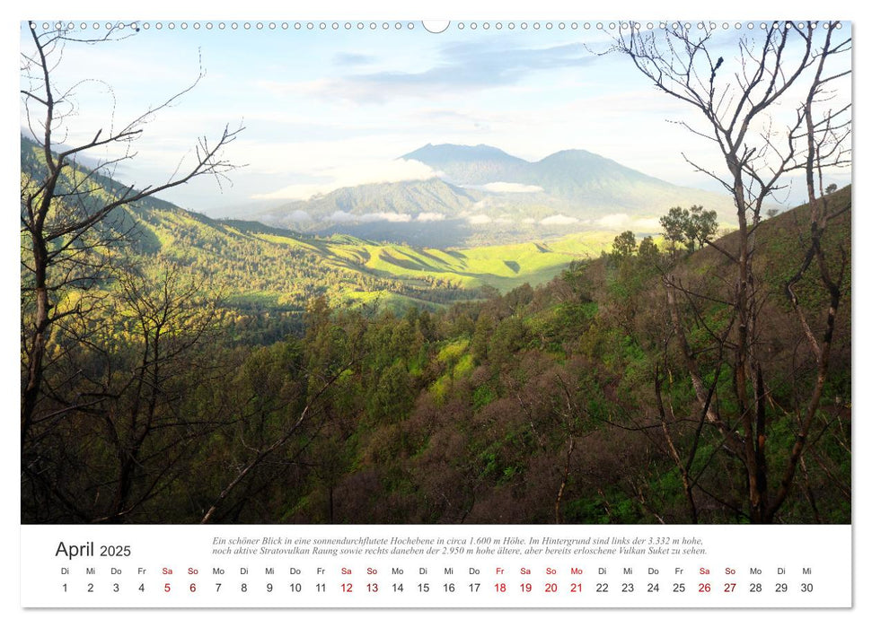 JAVA Natur pur (CALVENDO Premium Wandkalender 2025)