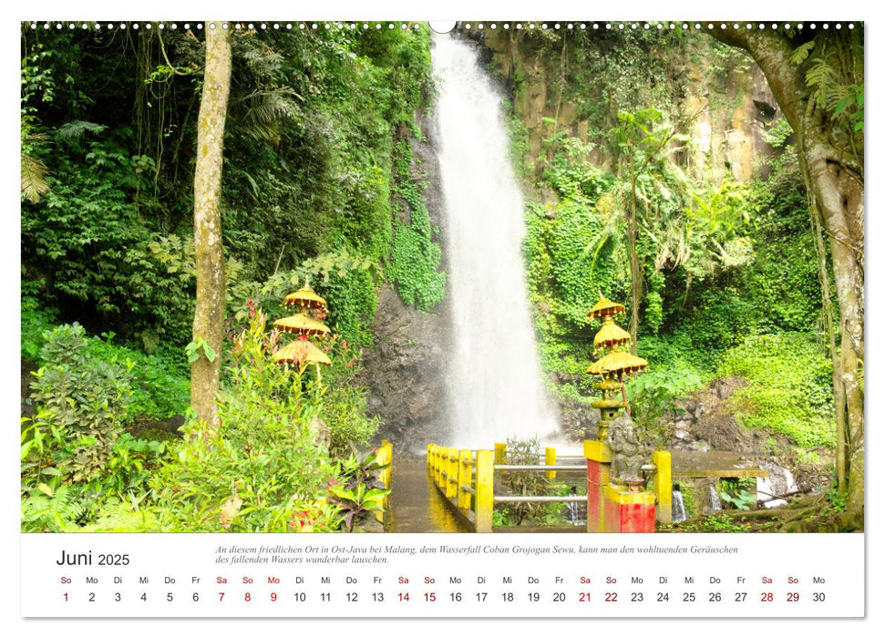 JAVA Natur pur (CALVENDO Premium Wandkalender 2025)