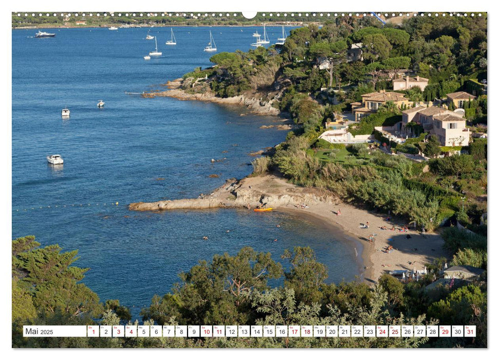 Côte d’Azur - Sehnsuchtsort am Mittelmeer (CALVENDO Wandkalender 2025)