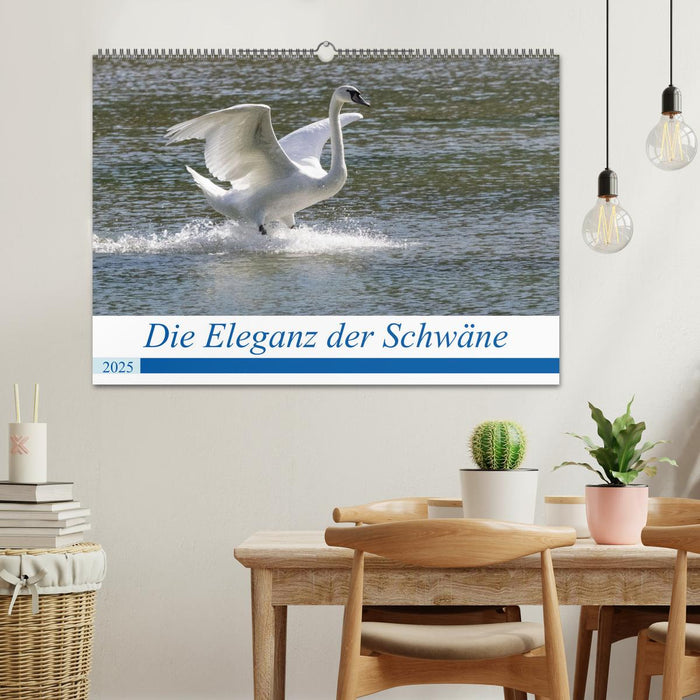 Die Eleganz der Schwäne (CALVENDO Wandkalender 2025)