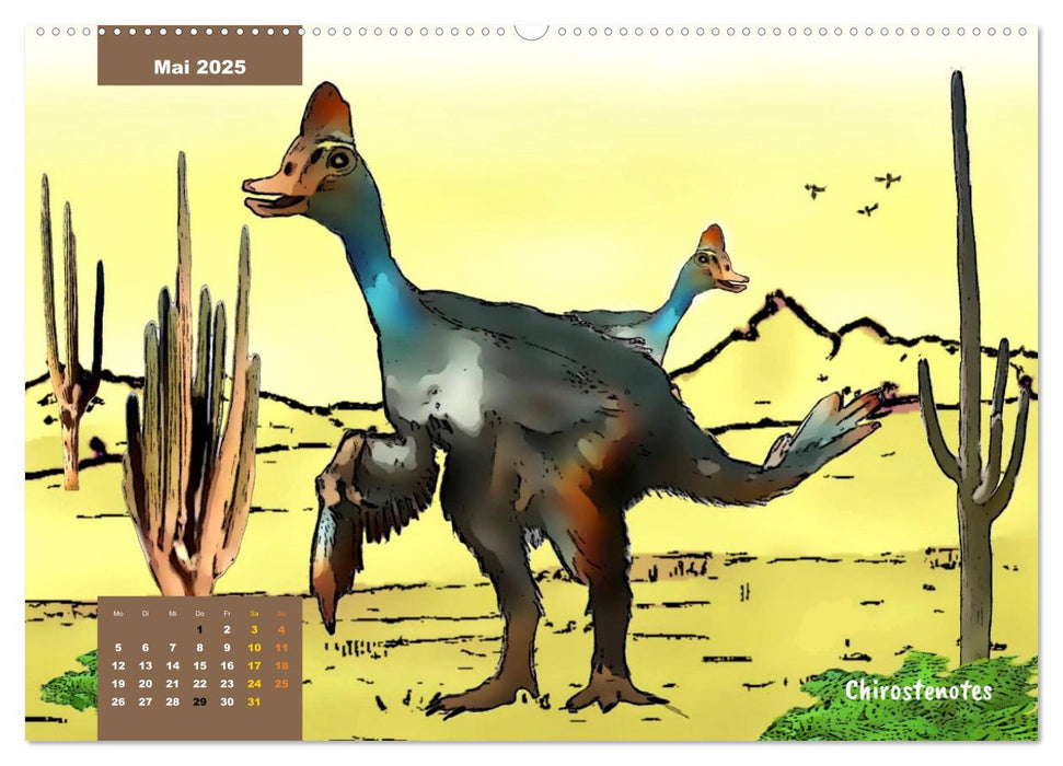 Die Welt der Dinos (CALVENDO Premium Wandkalender 2025)