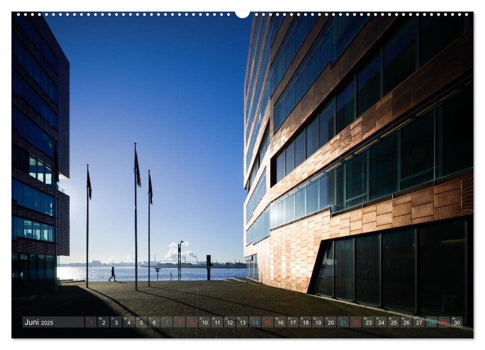 Hamburg Architektur und Stadtlandschaft (CALVENDO Premium Wandkalender 2025)