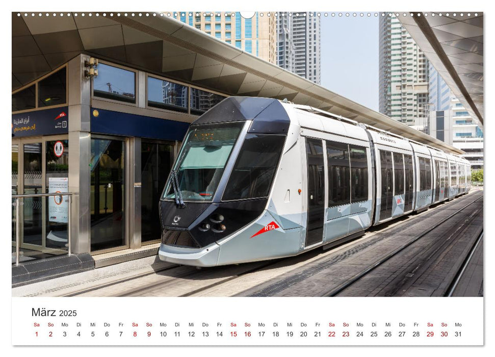 Trams und Straßenbahnen (CALVENDO Premium Wandkalender 2025)