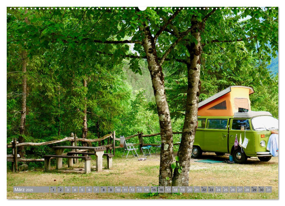 Vanlife; Camping - Freiheit - Reisen (CALVENDO Premium Wandkalender 2025)