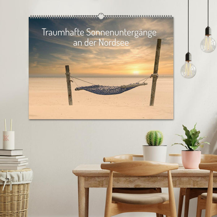 Traumhafte Sonnenuntergänge an der Nordsee (CALVENDO Wandkalender 2025)