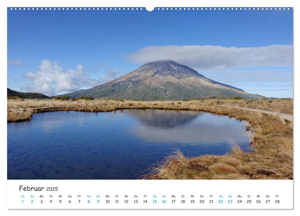 Neuseeland - Berge, Seen und Meer (CALVENDO Wandkalender 2025)