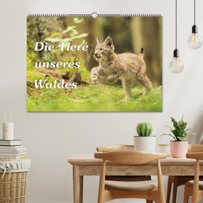 Die Tiere unseres Waldes (CALVENDO Wandkalender 2025)