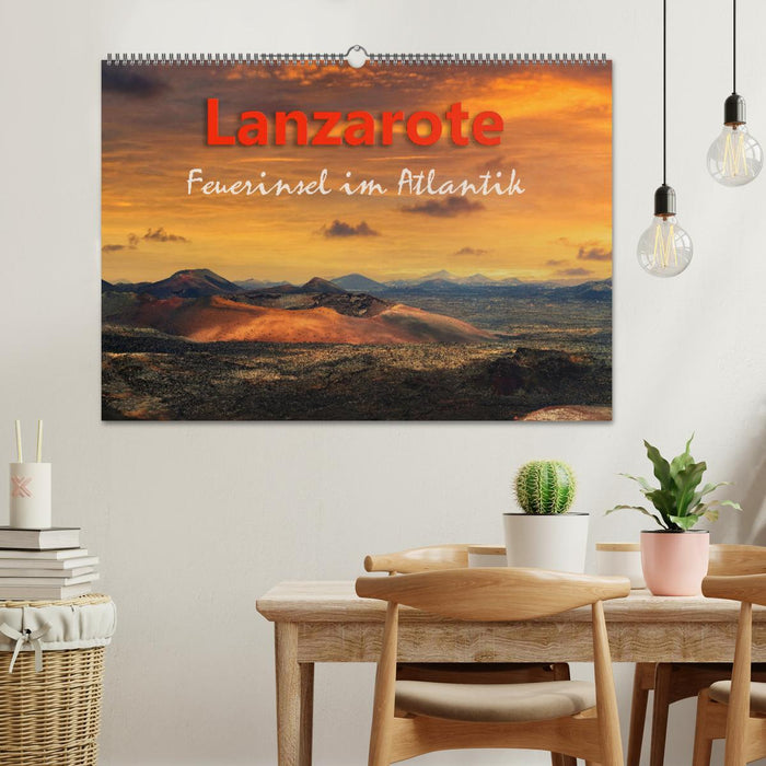 Lanzarote Feuerinsel im Atlantik (CALVENDO Wandkalender 2025)