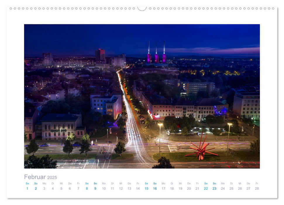 Nachtschwärmer Hannover (CALVENDO Premium Wandkalender 2025)