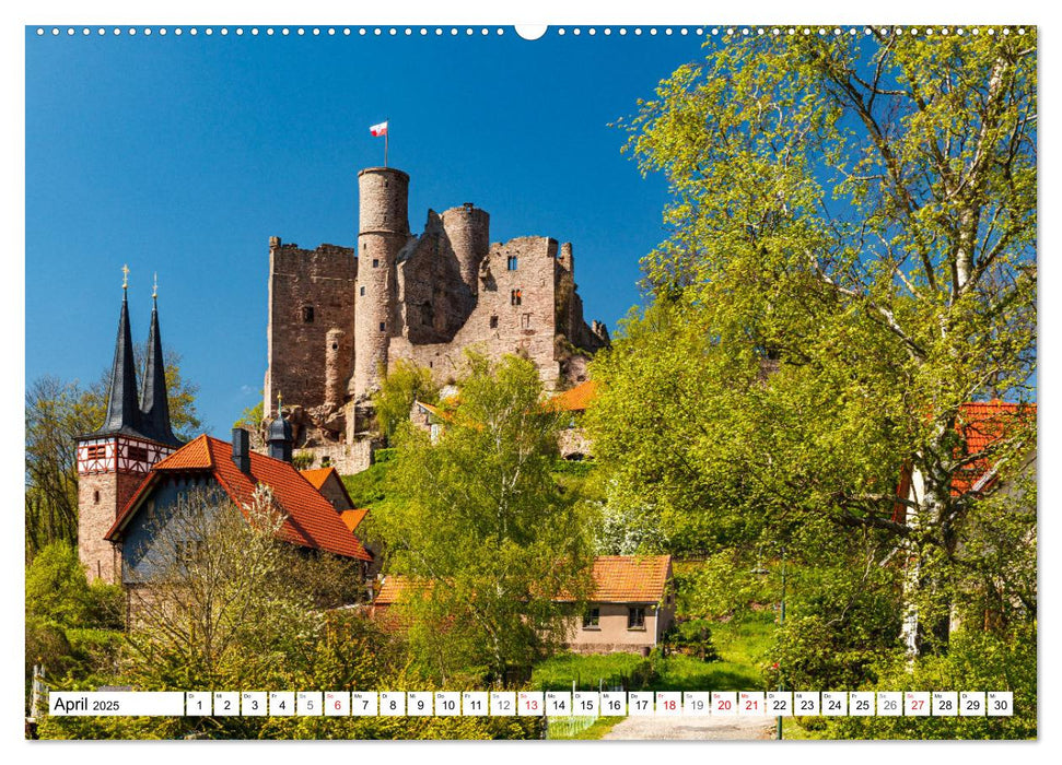 Werra Burgen Steig (CALVENDO Premium Wandkalender 2025)