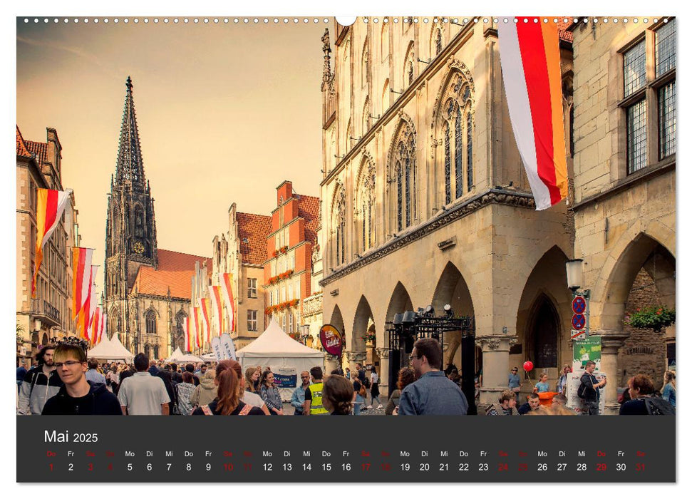 Abenteuer Münster - Echt jovel! (CALVENDO Premium Wandkalender 2025)