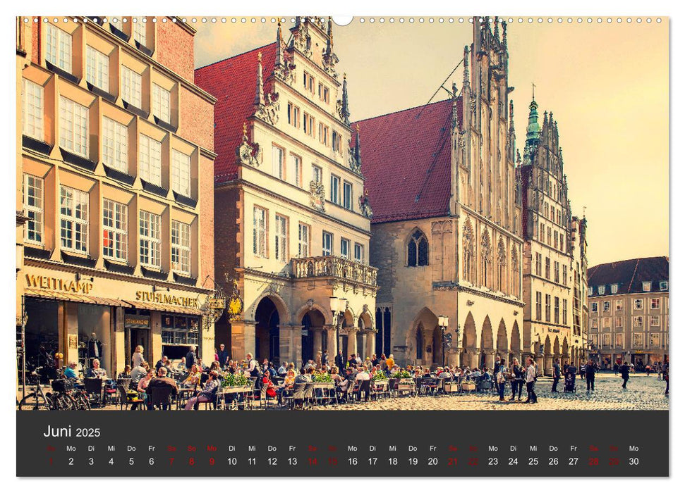 Abenteuer Münster - Echt jovel! (CALVENDO Premium Wandkalender 2025)