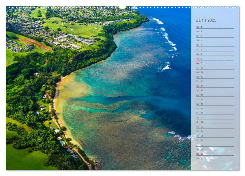 Malerisches Hawaii (CALVENDO Premium Wandkalender 2025)