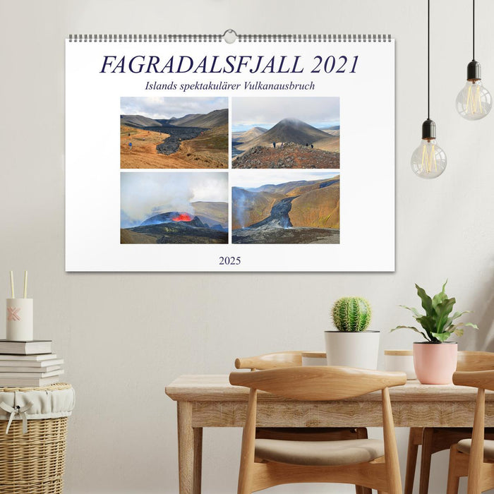 FAGRADALSFJALL 2021, Islands spektakulärer Vulkanausbruch (CALVENDO Wandkalender 2025)