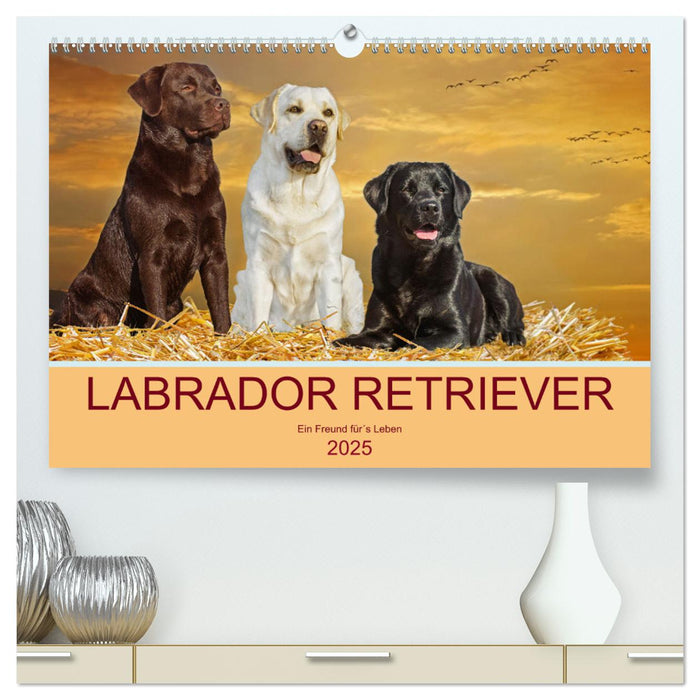 Labrador Retriever - Ein Freund für´s Leben (CALVENDO Premium Wandkalender 2025)