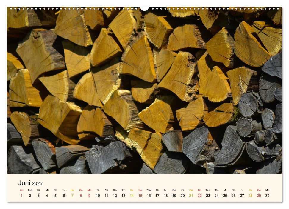 Faszination Holz (CALVENDO Premium Wandkalender 2025)