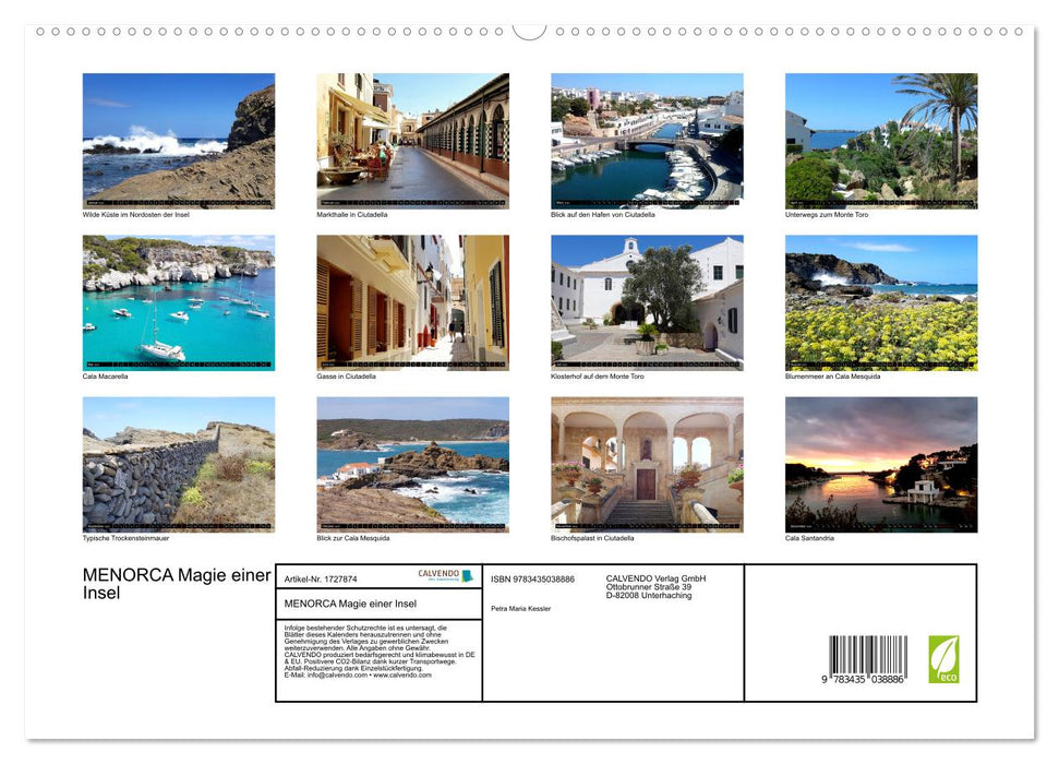 MENORCA Magie einer Insel (CALVENDO Premium Wandkalender 2025)