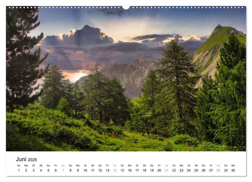 Magische Alpen (CALVENDO Premium Wandkalender 2025)