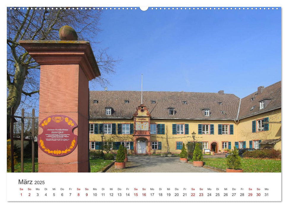 Schlösser im Taunus (CALVENDO Premium Wandkalender 2025)