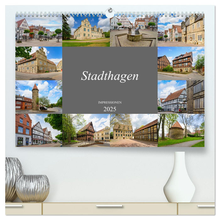 Stadthagen Impressionen (CALVENDO Premium Wandkalender 2025)