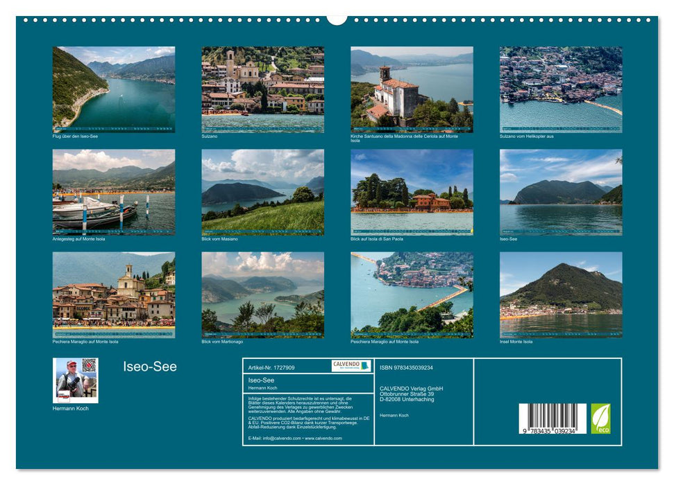 Iseo-See (CALVENDO Premium Wandkalender 2025)