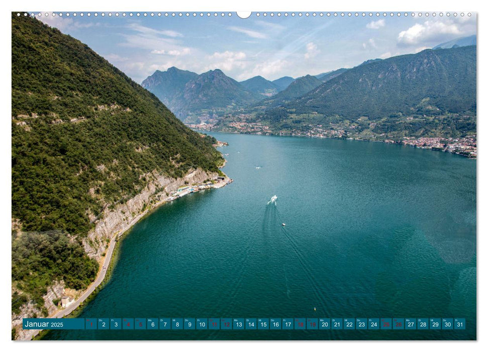 Iseo-See (CALVENDO Premium Wandkalender 2025)