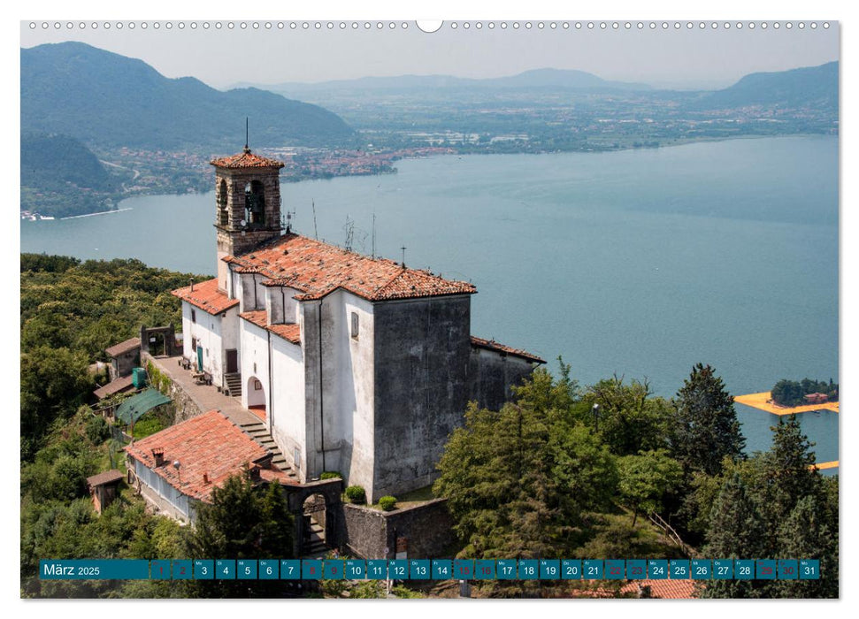 Iseo-See (CALVENDO Premium Wandkalender 2025)