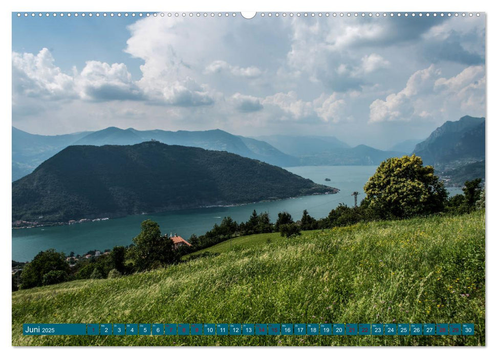 Iseo-See (CALVENDO Premium Wandkalender 2025)