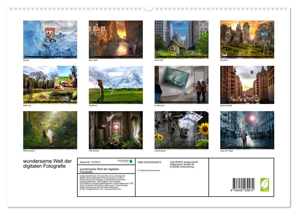 wundersame Welt der digitalen Fotografie (CALVENDO Wandkalender 2025)