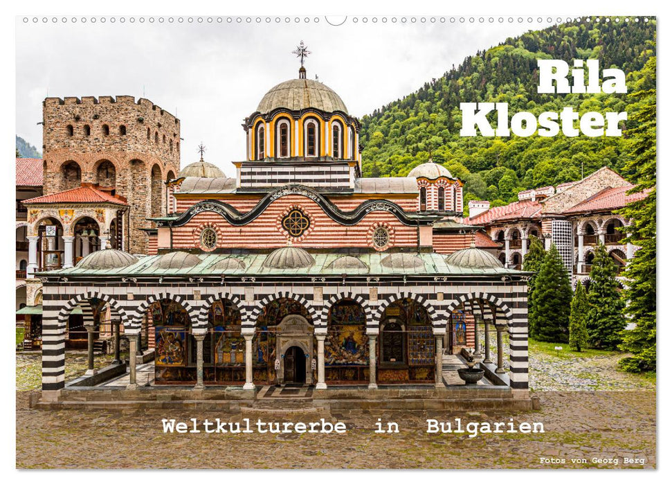 Rila Kloster – Weltkulturerbe in Bulgarien (CALVENDO Wandkalender 2025)